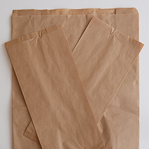 Der-verpackungs-profi Faltenbeutel 1000 Stück - Naturbraune Obsttüten 20+7x32cm